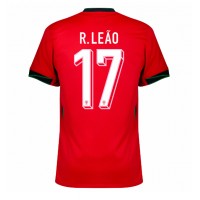Camiseta Portugal Rafael Leao #17 Primera Equipación Replica Eurocopa 2024 mangas cortas